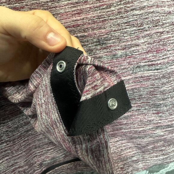 EUC Lululemon Vinyasa Scarf Rulu Customizable Snap ONE SIZE (Pink/Gray) - Picture 5 of 15